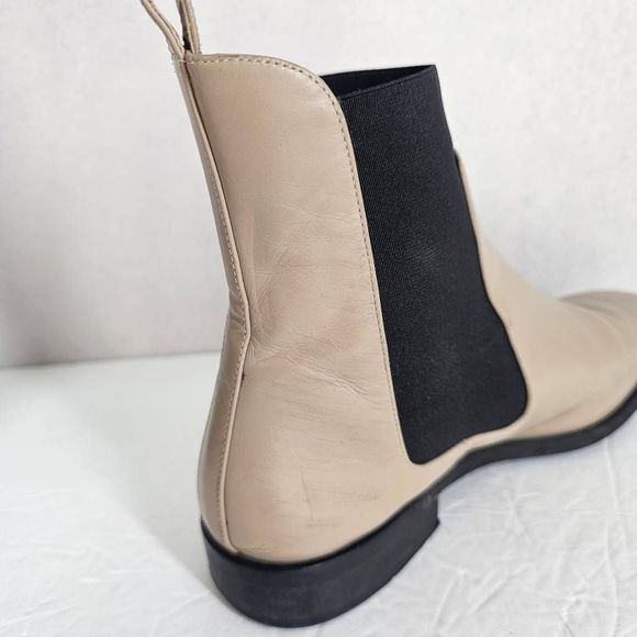 Everlane Italian Leather Chelsea Boots Tan 9.5 - Picture 4 of 12